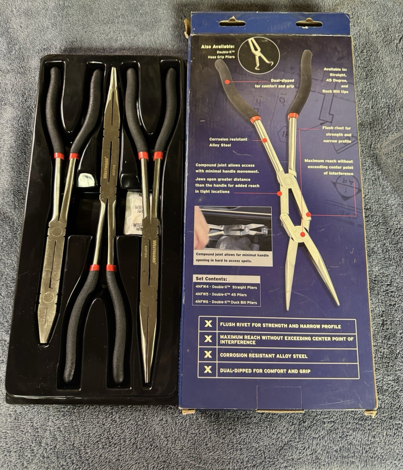 Double-X Pliers Set 3 Piece Set