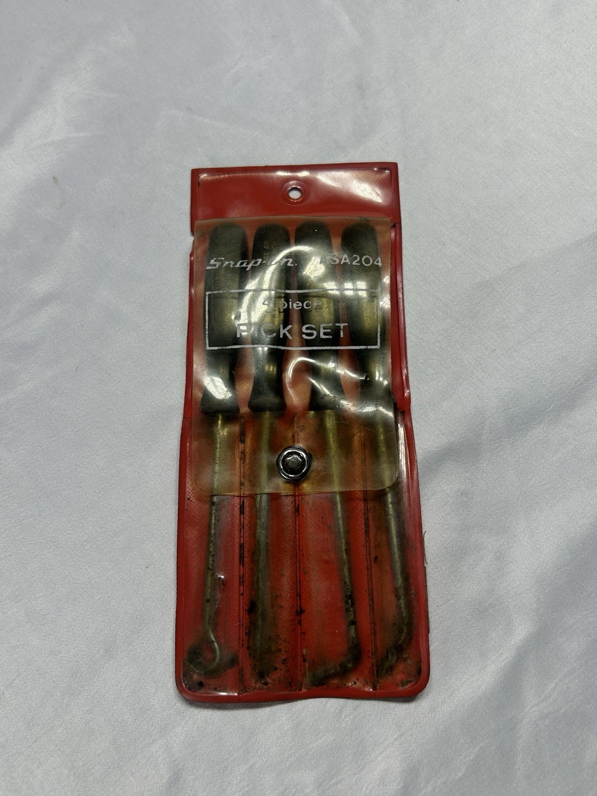 Snap on ASA204 4pc Black Hard Handle Mini Pick Set USA