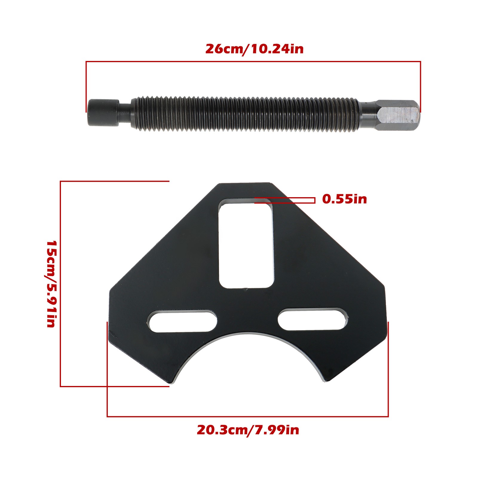 Front Wheel Bearing Extractor Hub Removal Tool Kit Fit For Most 5 6 8 Lug 40100