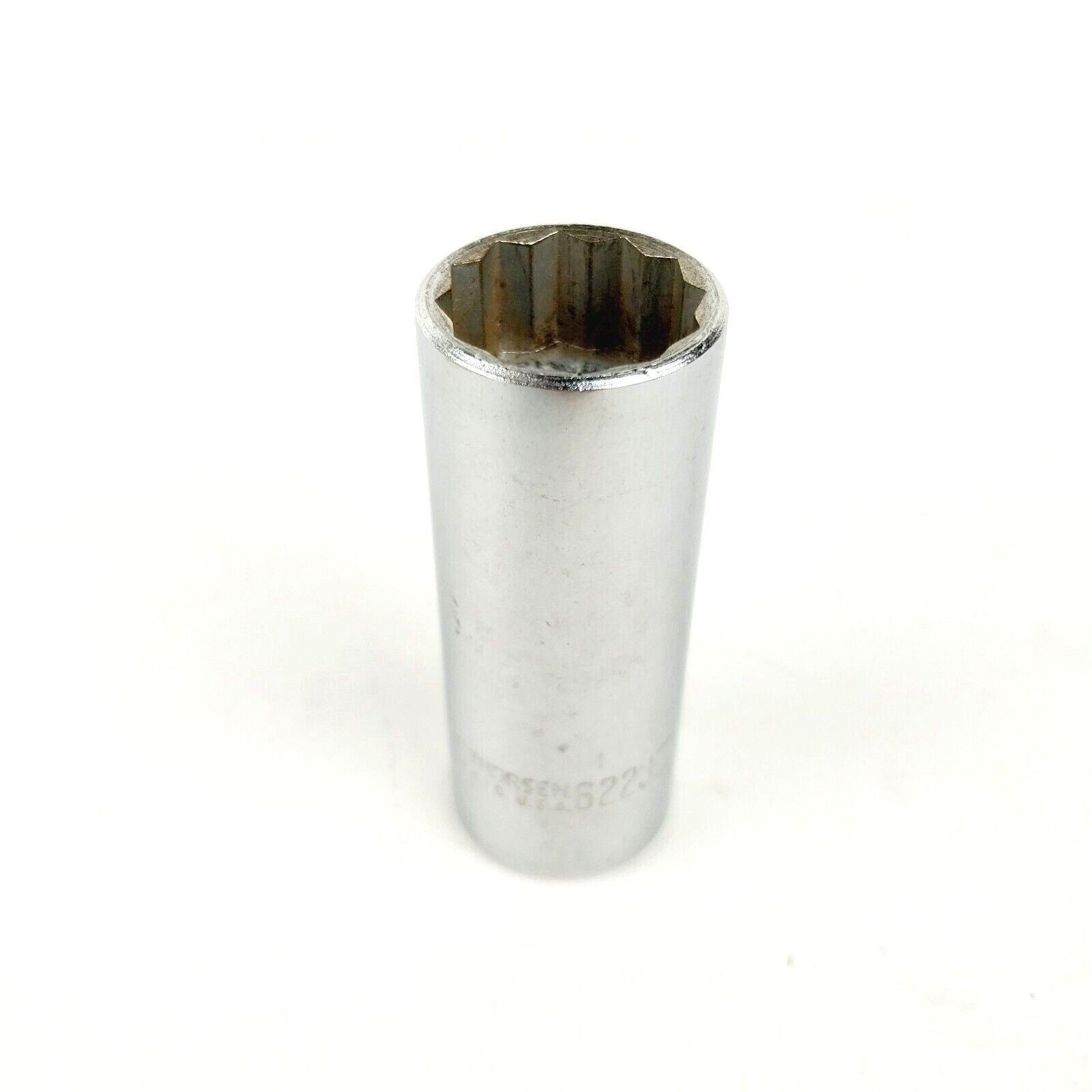 Vintage Thorsen 7/16 in Deep Well Socket 3/8″ Drive 12-Point 622J – USA Made