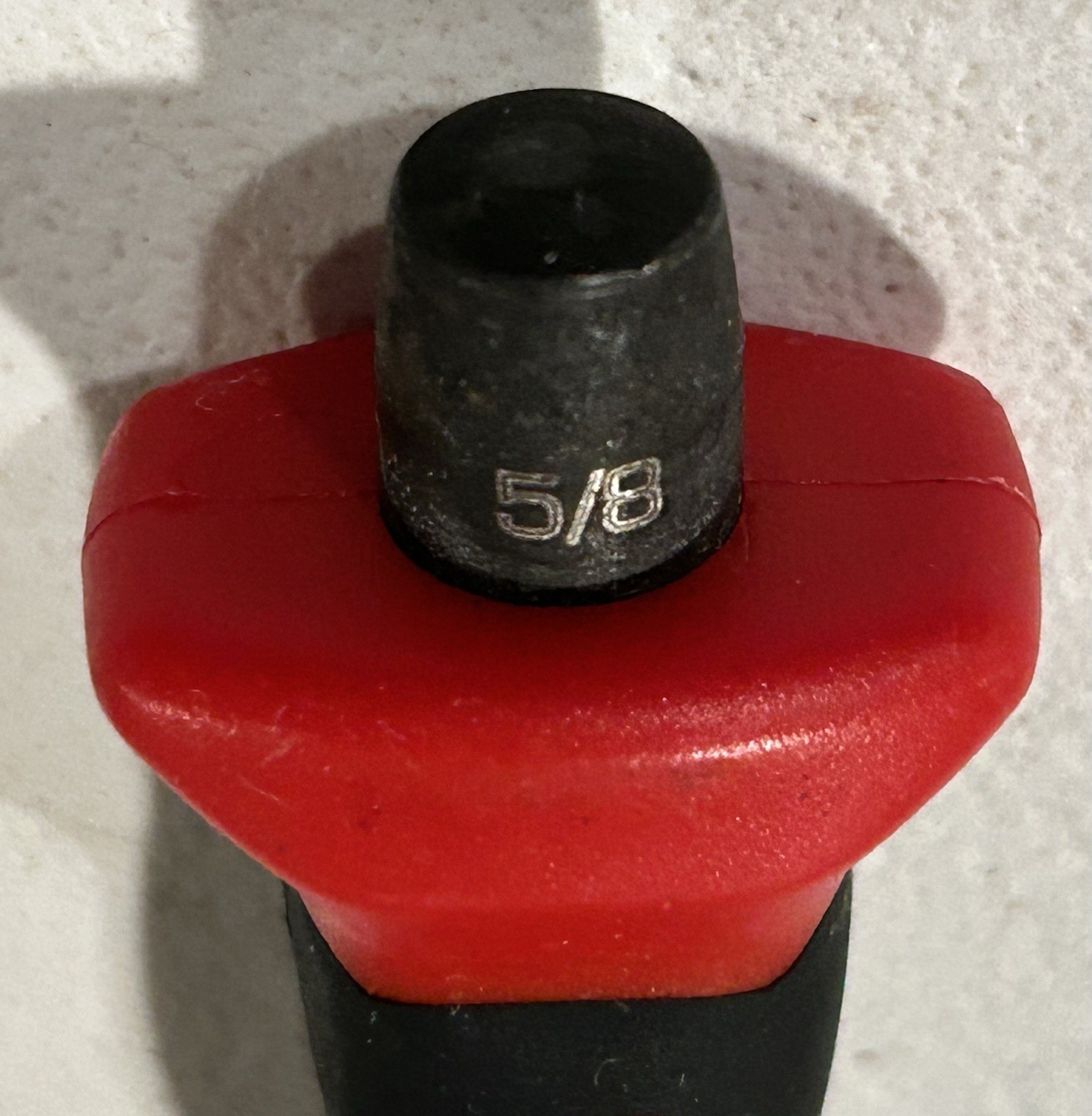 NOS Snap On Tools PCSG820 RED Soft Grip 5/8″ Flat Edge Chisel SPAIN