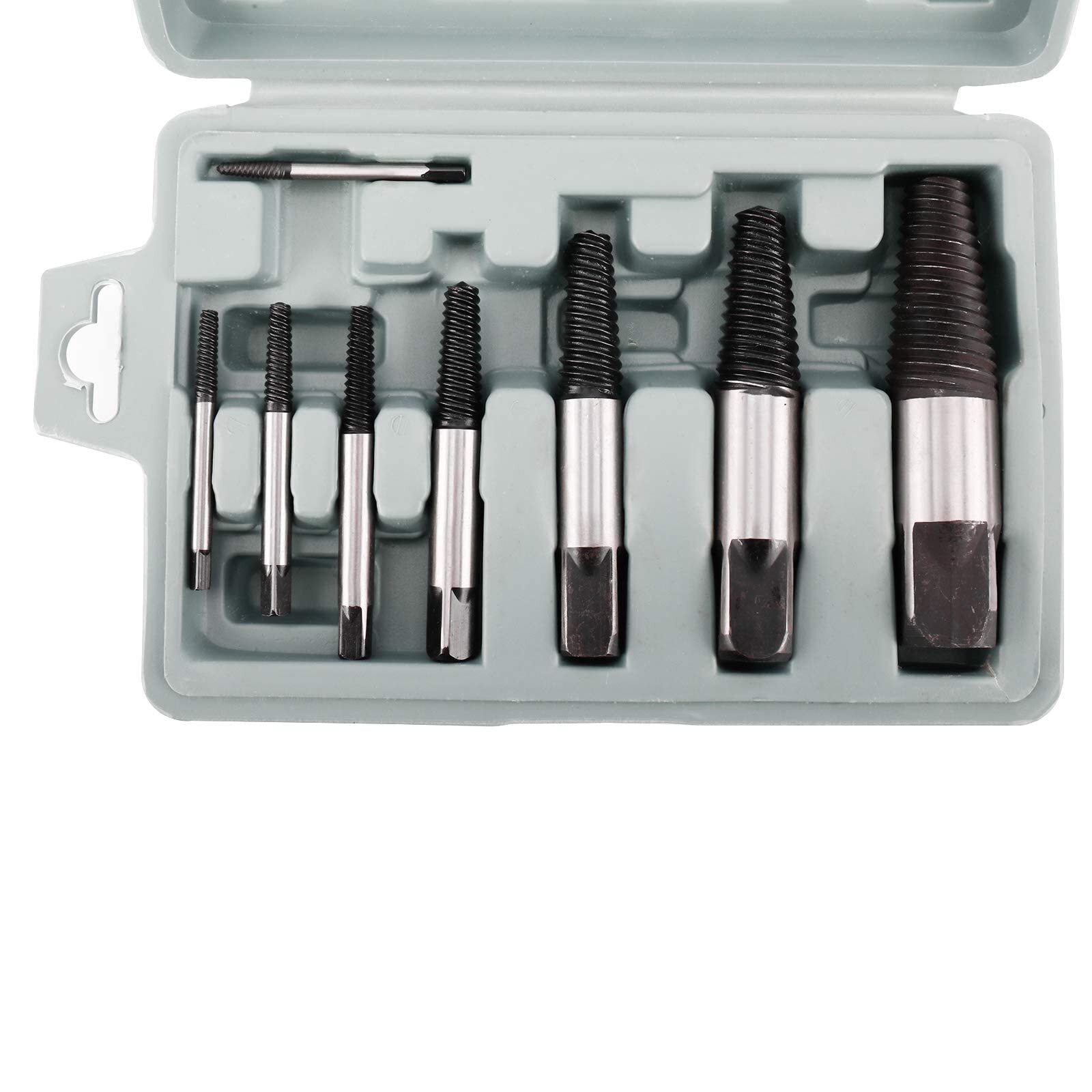 8 pcs Damaged Stripped Screw Extractor Set Broken Bolt Water Pipe Remover Set