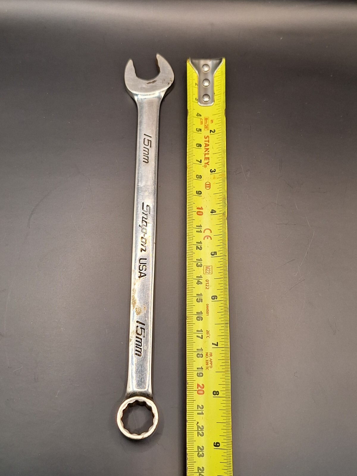 Snap On Tools SOEXM15 15MM 12 Point Flank Drive Combination Wrench
