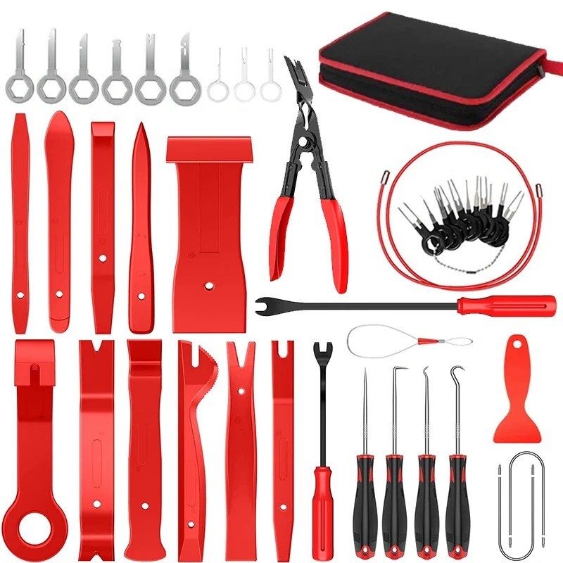 Plastic Trim Removal Pry Tool Set for Car Radio Panel Door Auto Trim Puller Set