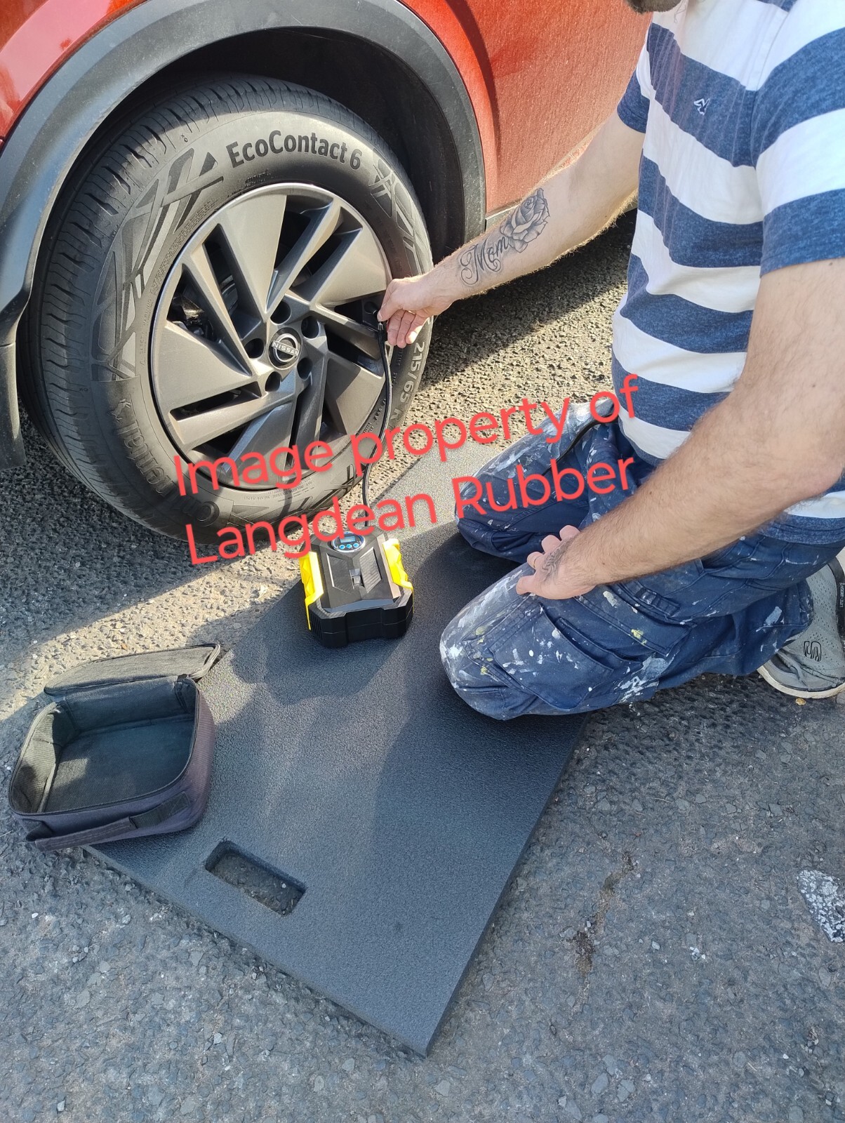 PACK of 2 Robust Mechanics Lite Weight Waterproof Work Mat 1000mm x 500mm x 32mm