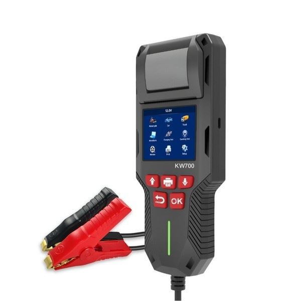 Record Printout For Car Maintenance KW700 Battery Tester Conductance Analyzer