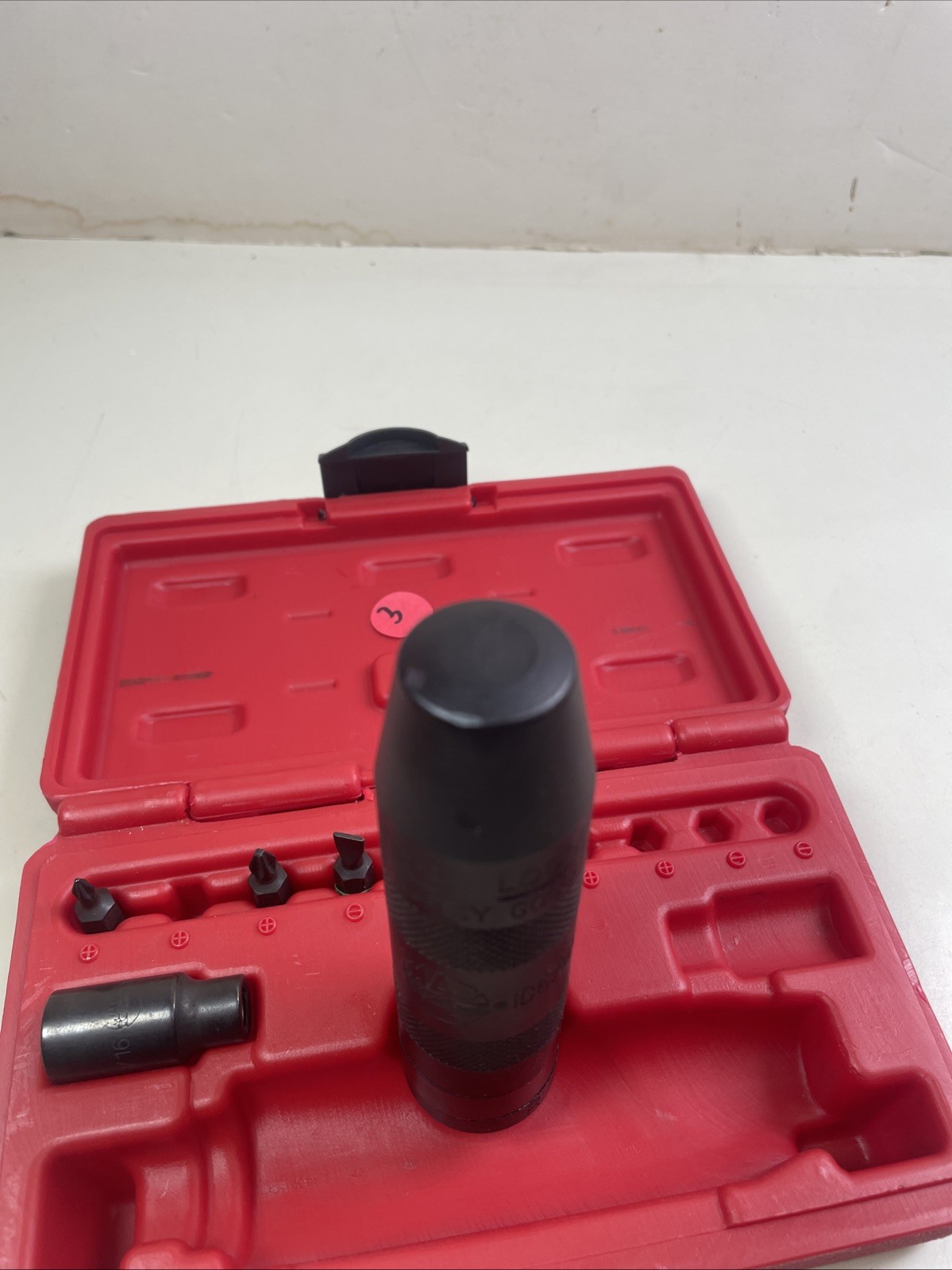Mac Tools SID13BA 3/8″ Drive Impact Driver Kit * Missing Some Bits & 1/4” Socket