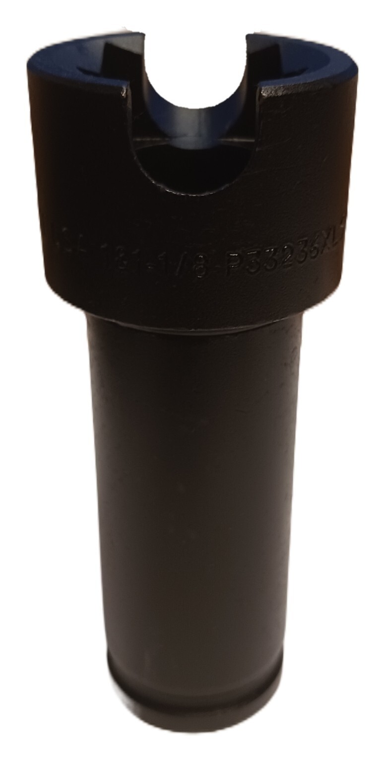 WHITE USA LINEMAN SOCKET 1/2″ DRIVE X 1″ 4PTX 1-1/8″ 4PT X 11/16″ SLOT X 5″ LONG