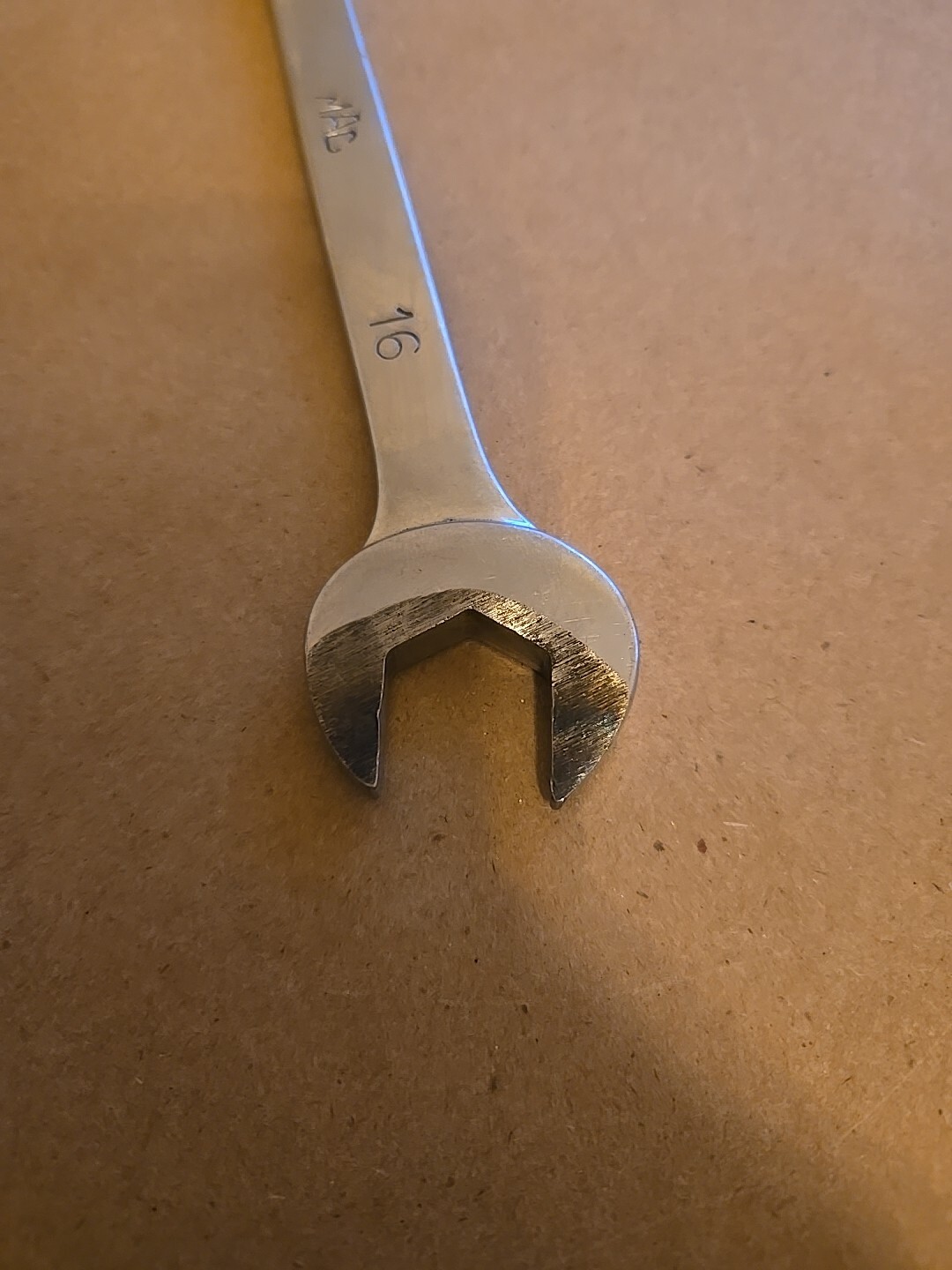 Mac Tools 16MM 12PT Metric Chrome Combination Wrench Modified M16CW
