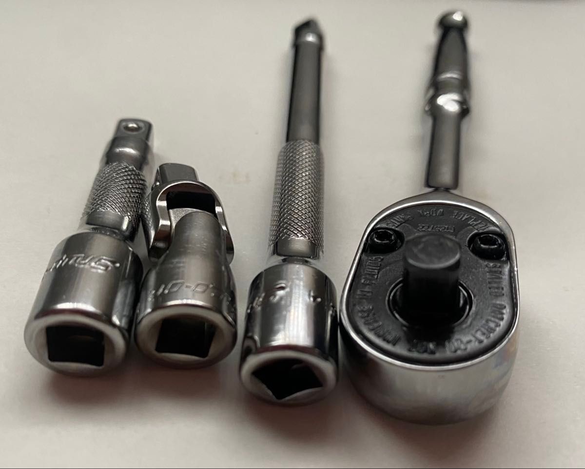 Used Snap-on 117TMM 17 pcs 1/4″ Drive Hexagonal Ratchet Metric Set