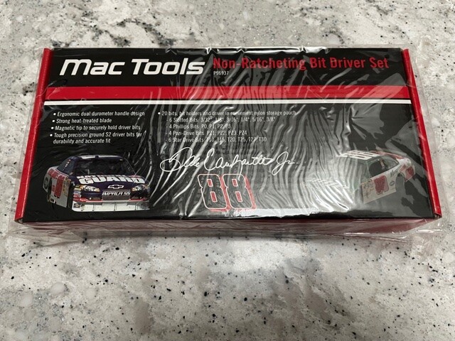 Brand New Mac Tools Non-Ratcheting Bit Driver Set P96937 Dale Earnhardt Jr 88