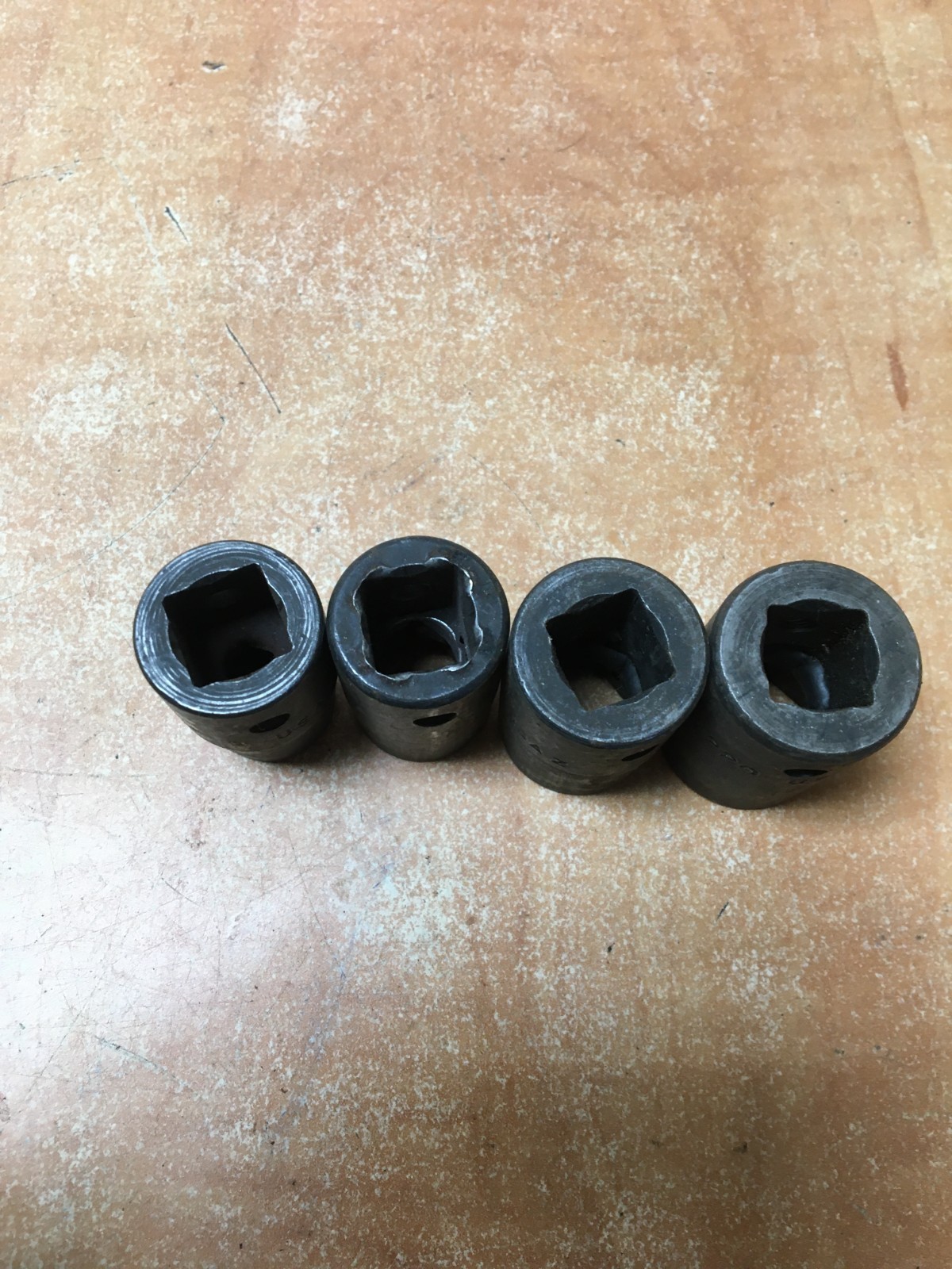 Snap On 1/2″ Drive 4pc Shallow Impact Socket Set 1/2 to 11/16″ P220 P200 P180 P