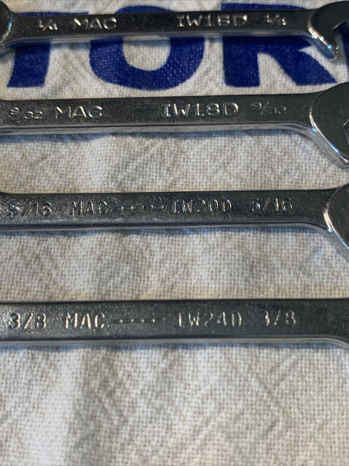Mac Tools 7pc Ignition Open End Wrench Set IW10D – IW24D