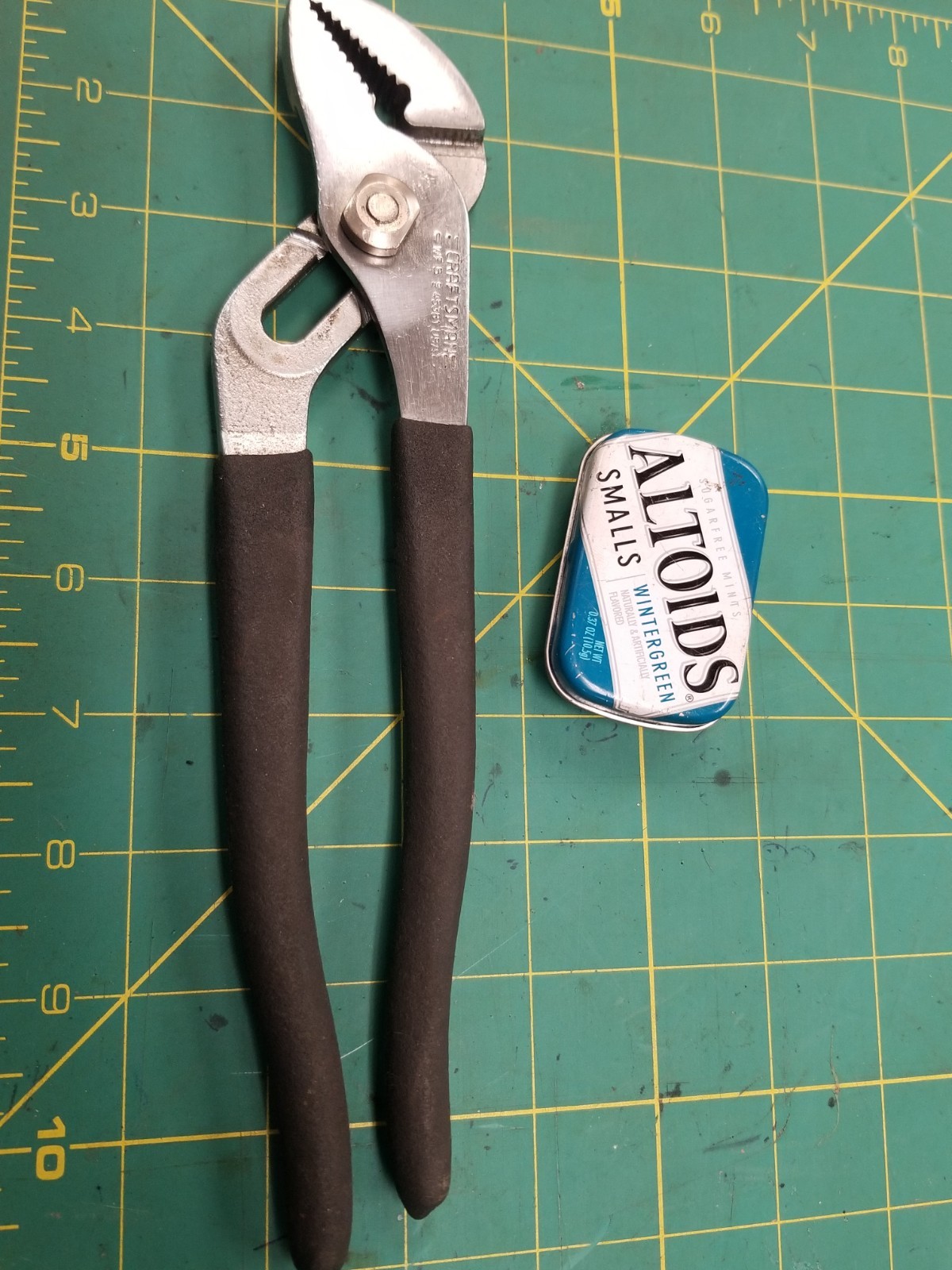 Craftsman Textured Grip Tongue & Groove Pliers 9-1/2″ #45381 – WF – USA