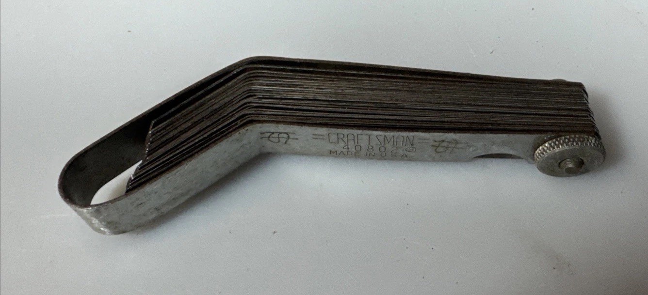 Sears Craftsman USA Nos 26 Blade Master Offset Gauge 40802 Valve Clearance Tool