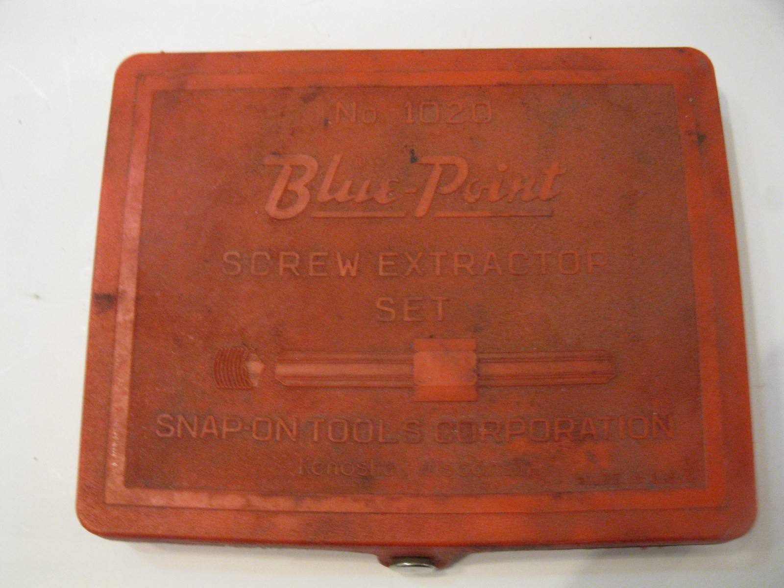 Blue Point No 1020 Broken Screw Bolt EXTRACTOR SET in Case USA snap on