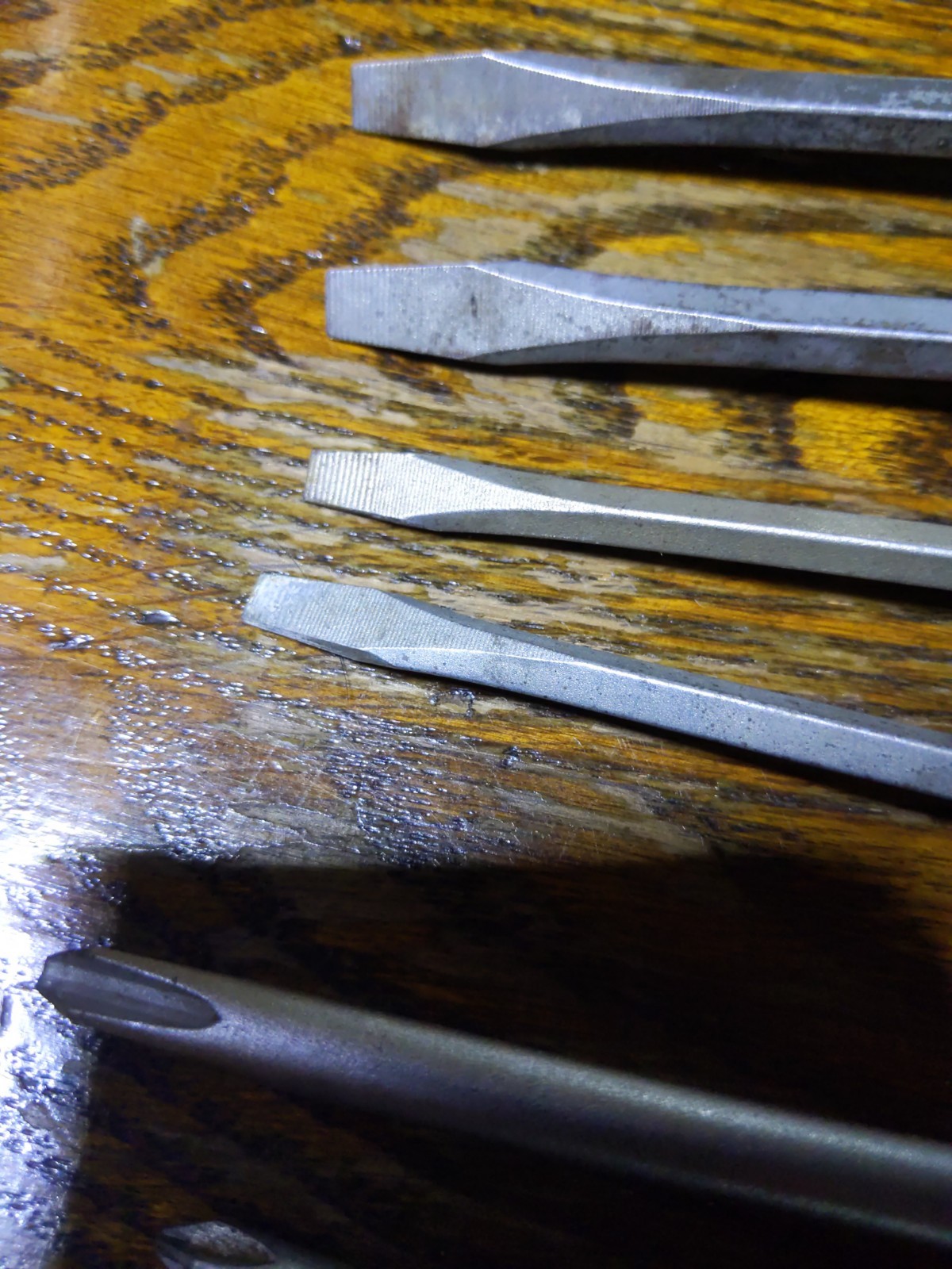 VTG CRAFTSMAN 9 PC SCREWDRIVER SET LOT Standard & PHILLIPS VARIOUS SIZES USA