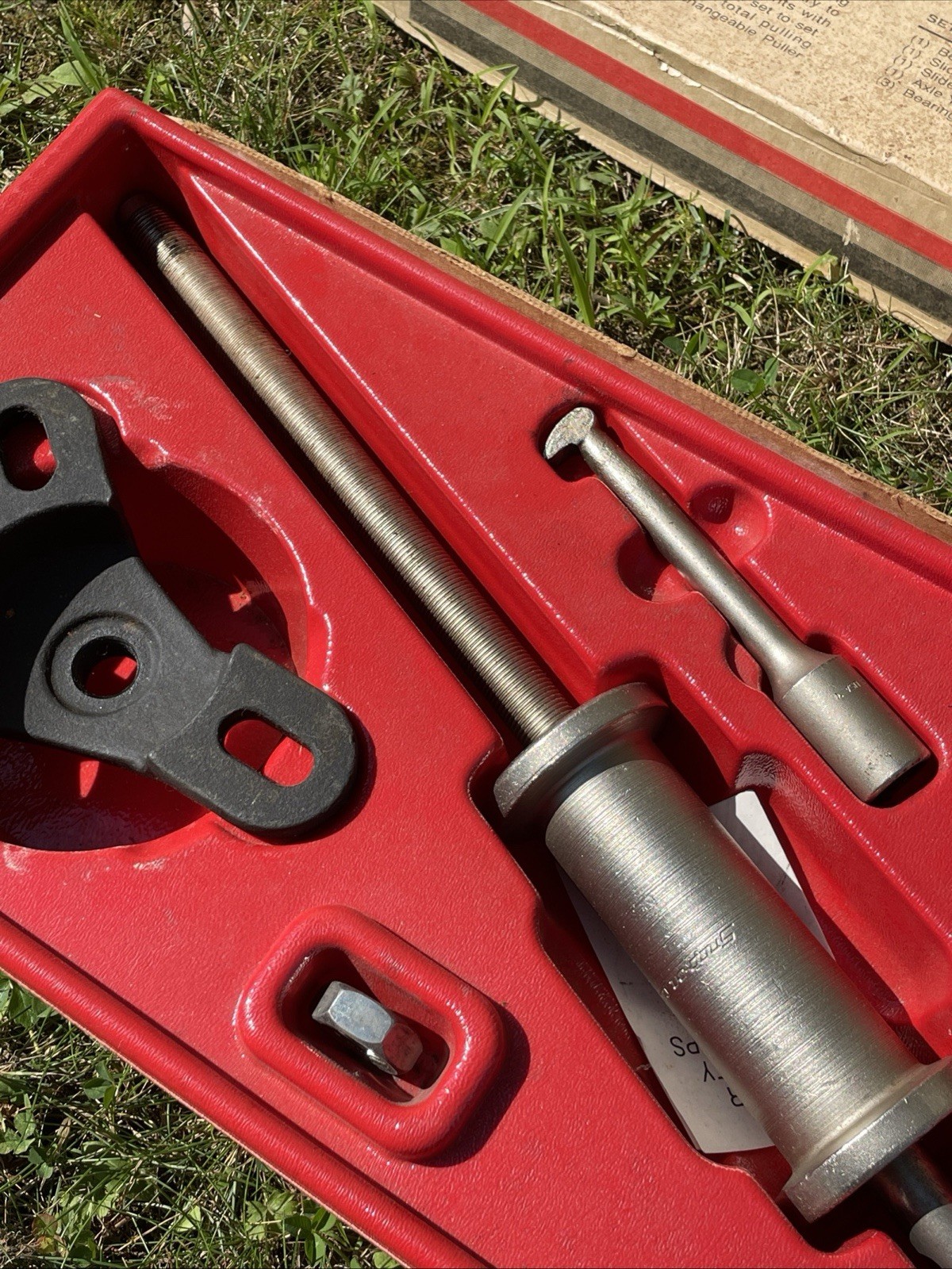 Snap On CJ2003 6 Piece Rear Axle Slide Hammer Puller Set