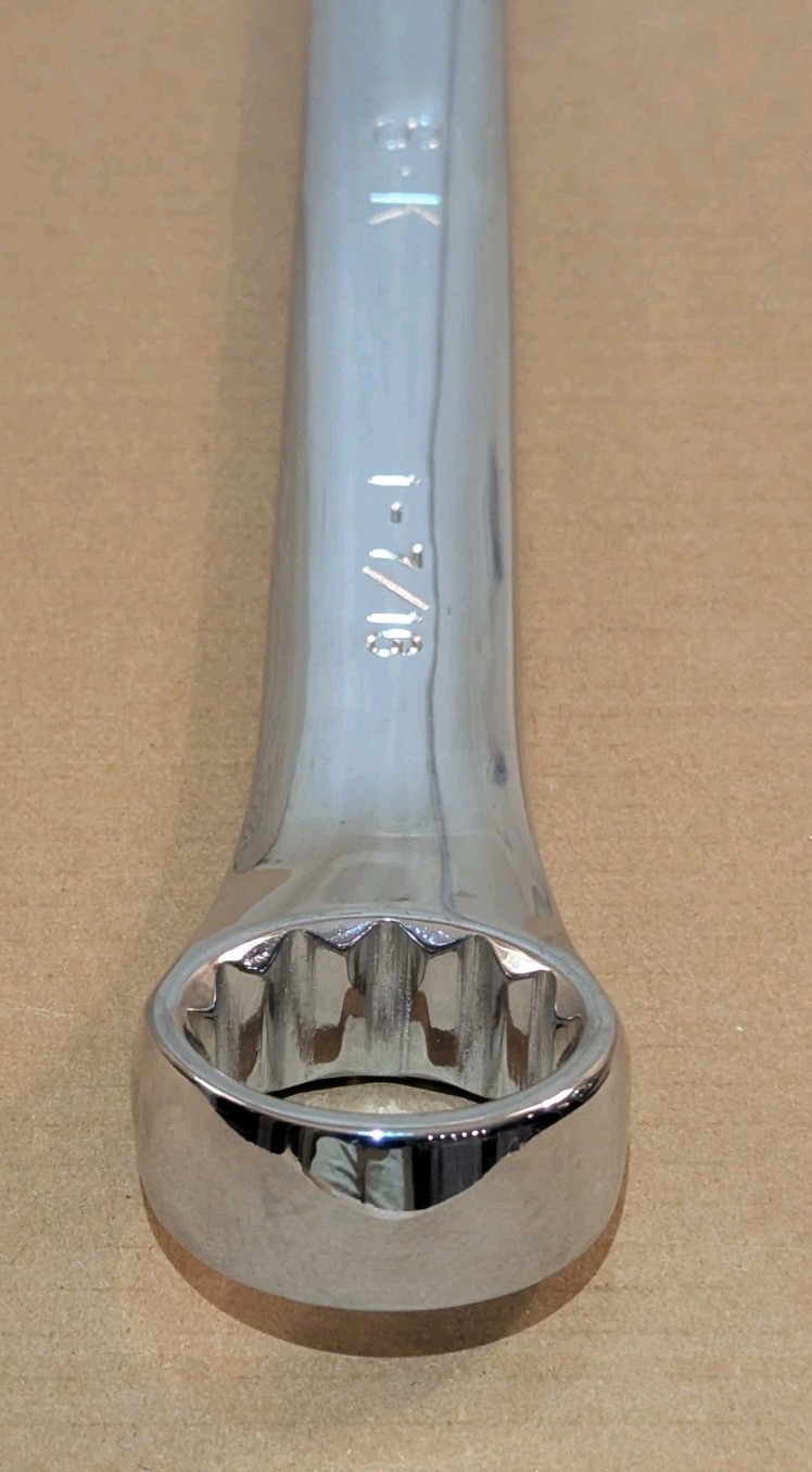 SK Tools 1-7/16″ 12 Point Fractional Long Combination Chrome Wrench 88246