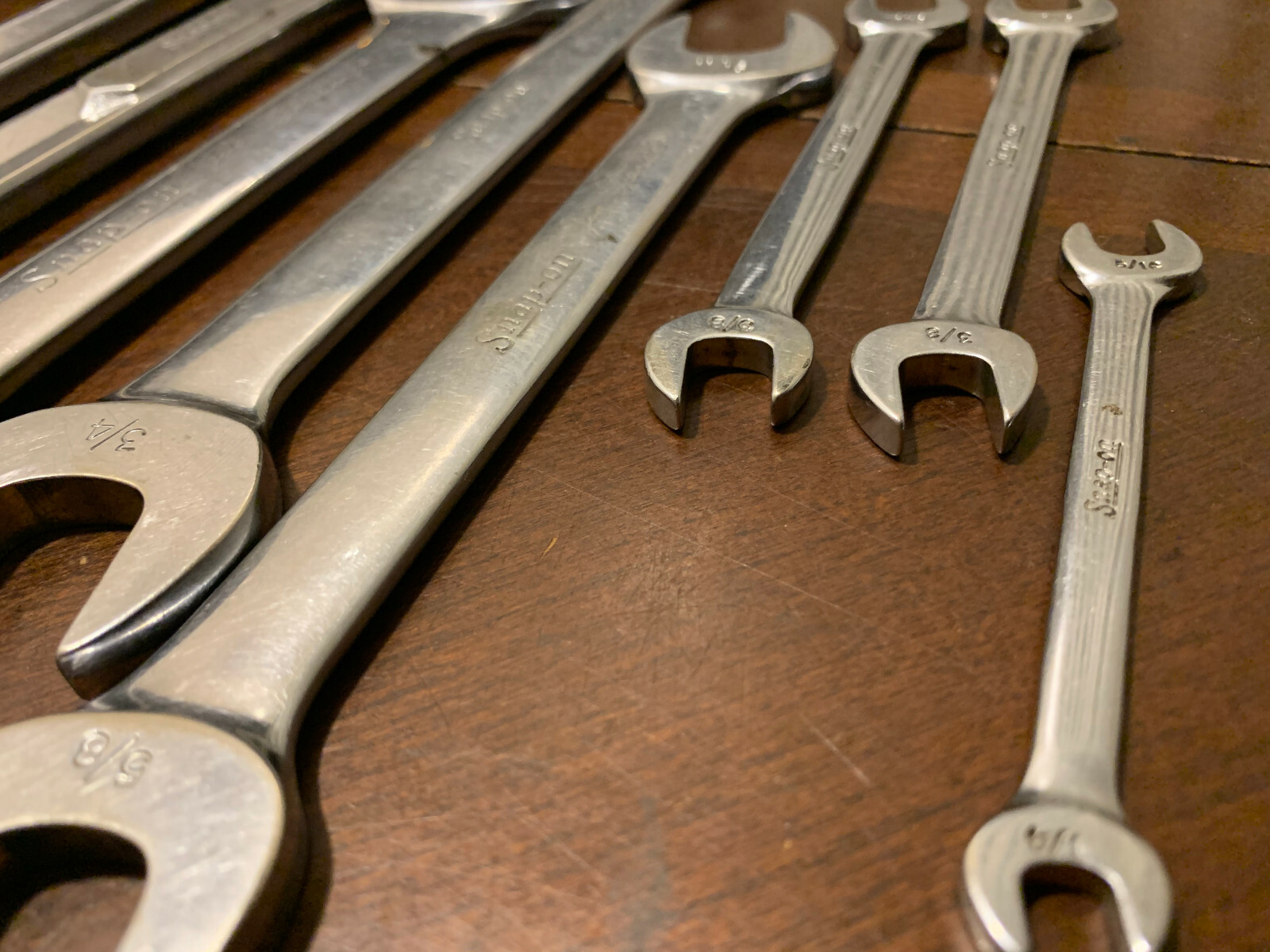 U-PICK Snap On tools USA Vintage Wrench SAE double Open End Standard Spanner Vs