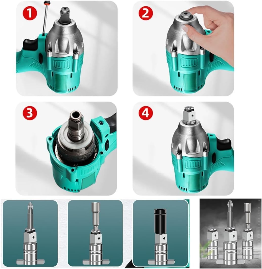 C-Shaped Electric Wrench Adapter – 2 Pack for Improved Tool Functionality