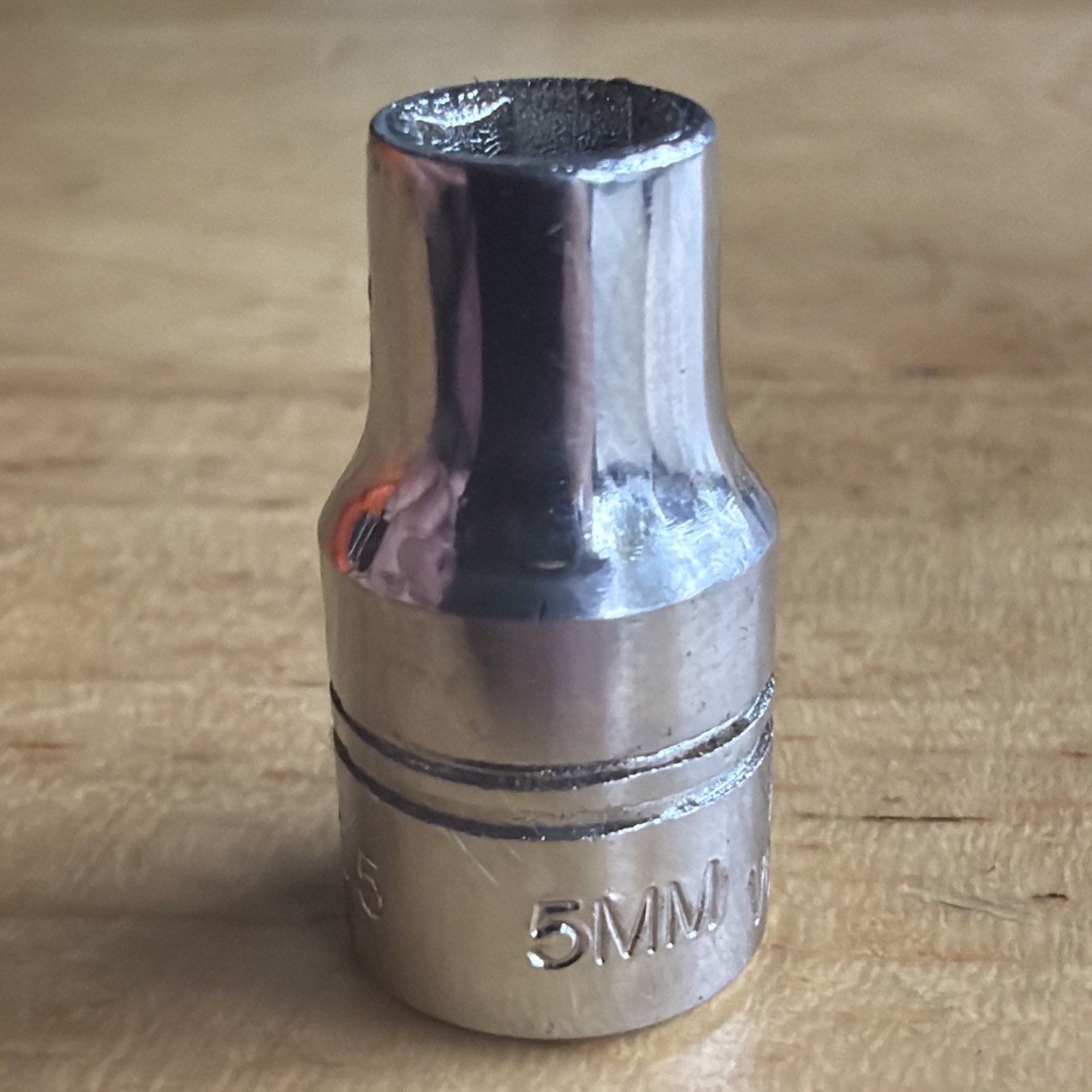 Vulcan x Williams Tools 5mm Shallow Socket 1/4″ Drive 6 Point MM-605 Vtg USA