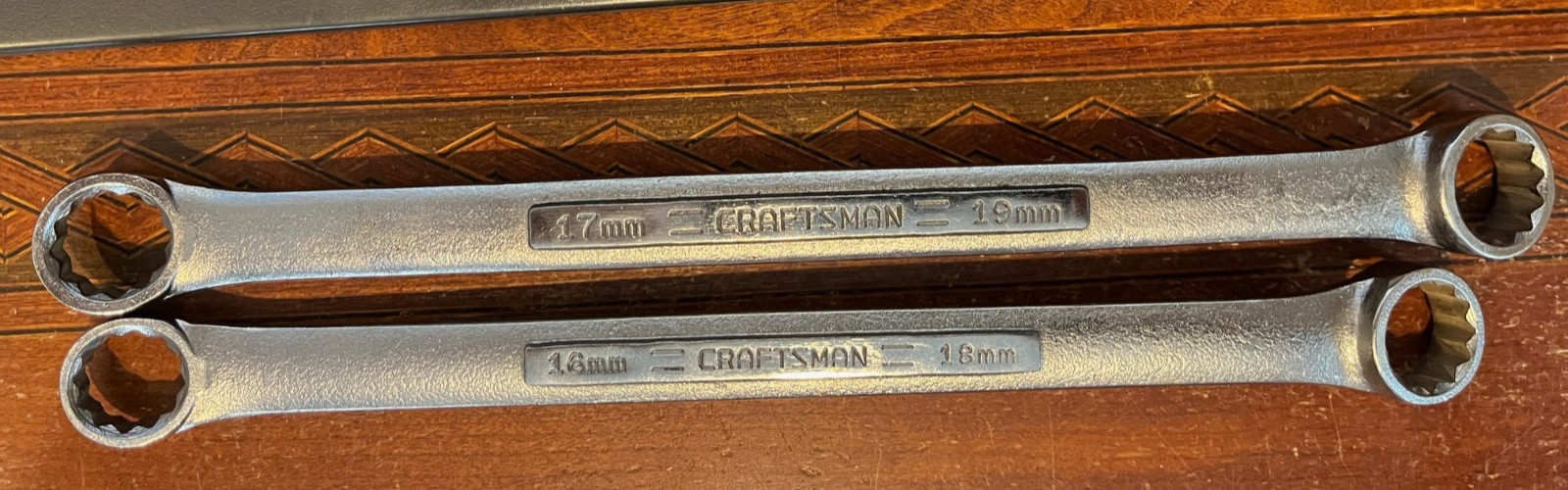 Craftsman USA Metric Double Box End 9pc Wrench Set 12 Point 6MM-19MM-21MM-24MM