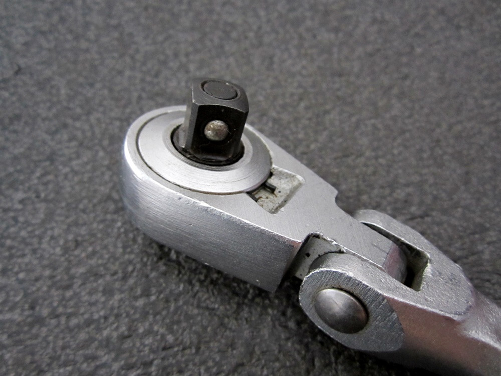 Vintage Craftsman 3/8″ Drive Flex Head Ratchet 42791 Oil Port -V- Made in USA