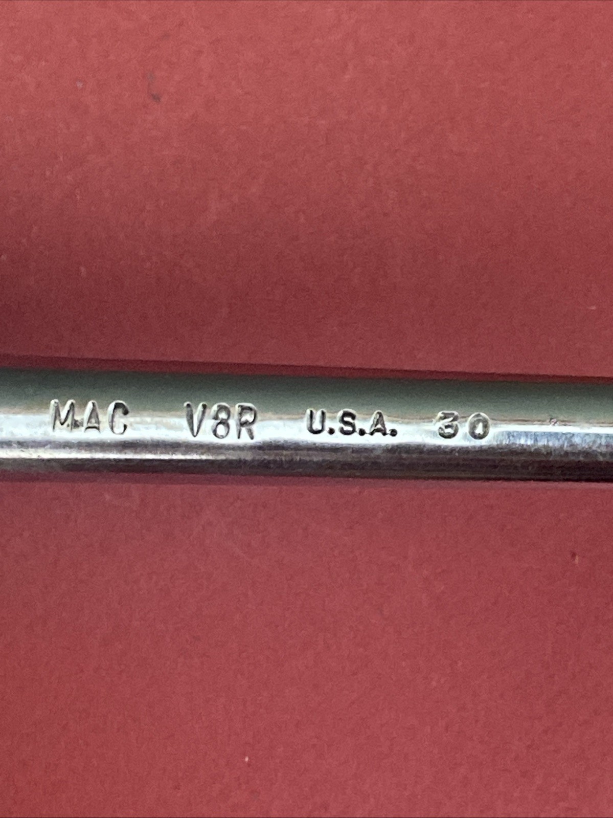 Vintage Mac Tools V8R USA Round Head Ratchet Fine-tooth 1/2” Drive Mechanic Tool