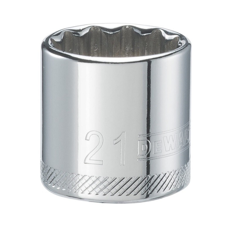 DeWALT SOCKET 21mm (21 mm) 12 Point 3/8″ Drive DWMT74186OSP – Free Shipping