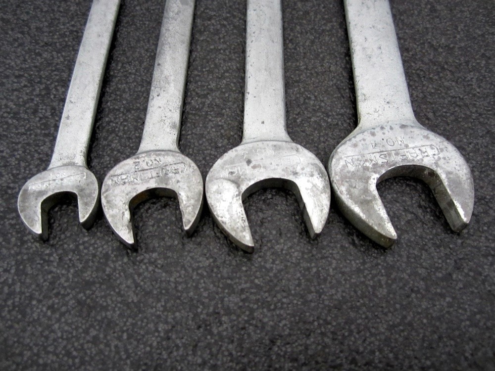 Vintage Craftsman 4pc SAE Tappet Wrench Set -V- Made in USA