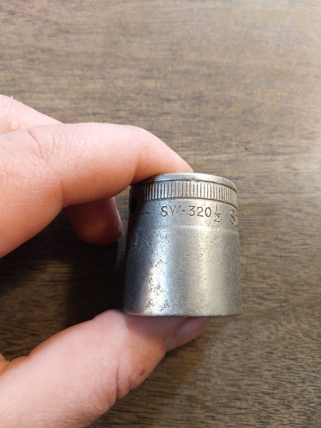 Vintage Snap-On SW320 1/2″ Drive 1″ 12 Point Socket USA Tool