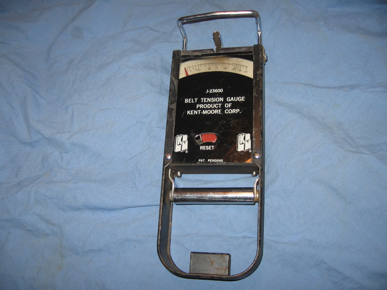 KENT MOORE BELT TENSION GAUGE J-23600 DEALER SHOP TOOL MADE IN USA GM AMC FORD
