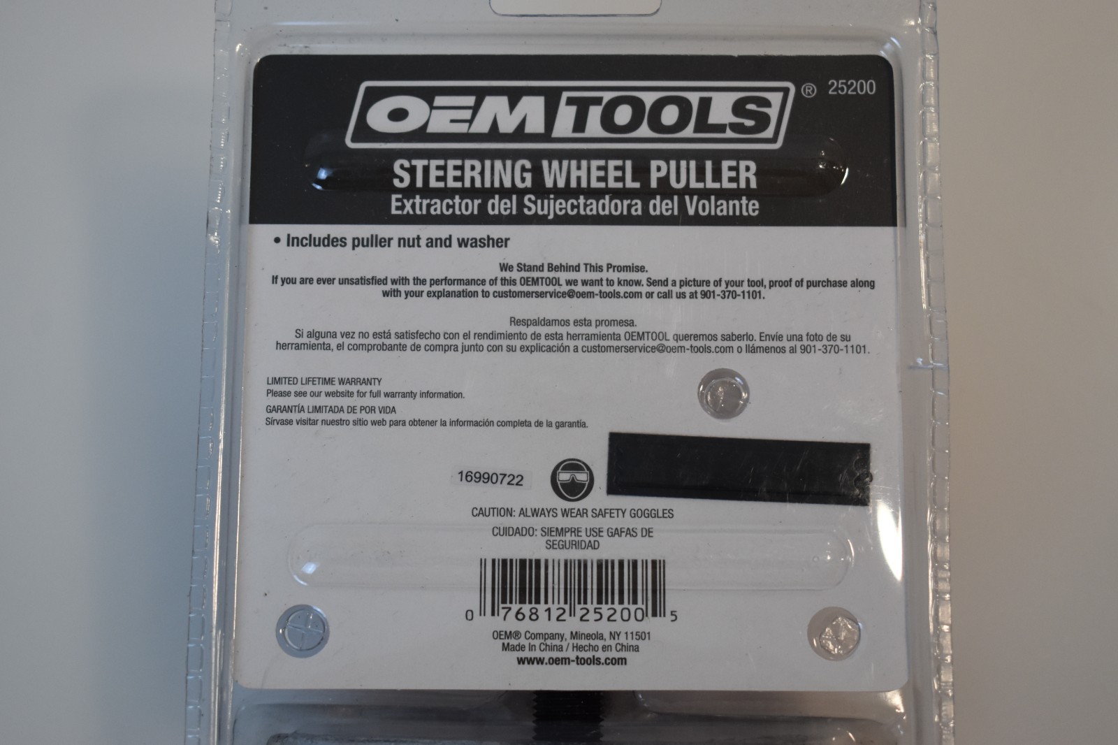 OEM Tools 25200 Steering Wheel Puller 11 piece New