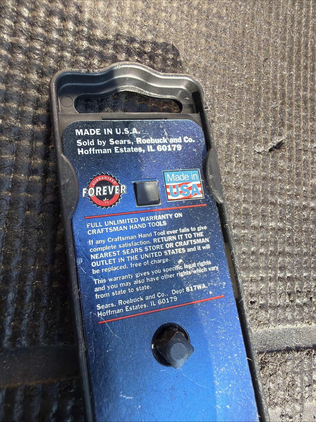 Sears Craftsman USA Nos 1/4” Drive Thin Profile FULL Polished Ratchet 44994 Vs