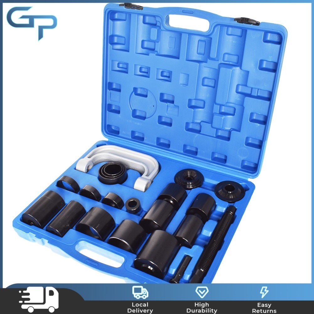 1 Set Auto Repair Service Removal Ball Joint Press Tool Kit & Master Adapter Set