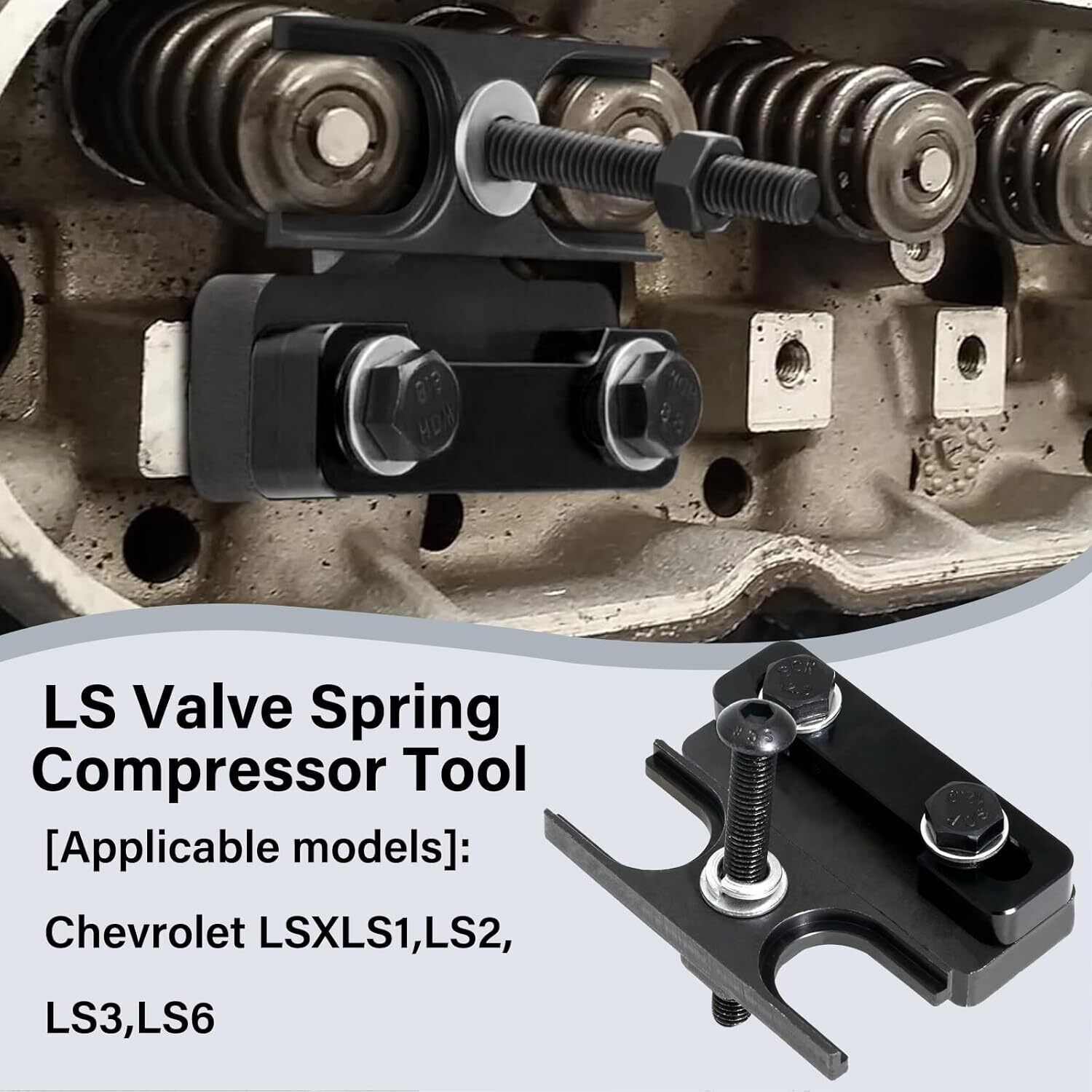 LS Valve Spring Compressor Tool 67605 For Chevy LS1 LS2 LS3 4.8 5.3 5.7 6.0 6.2