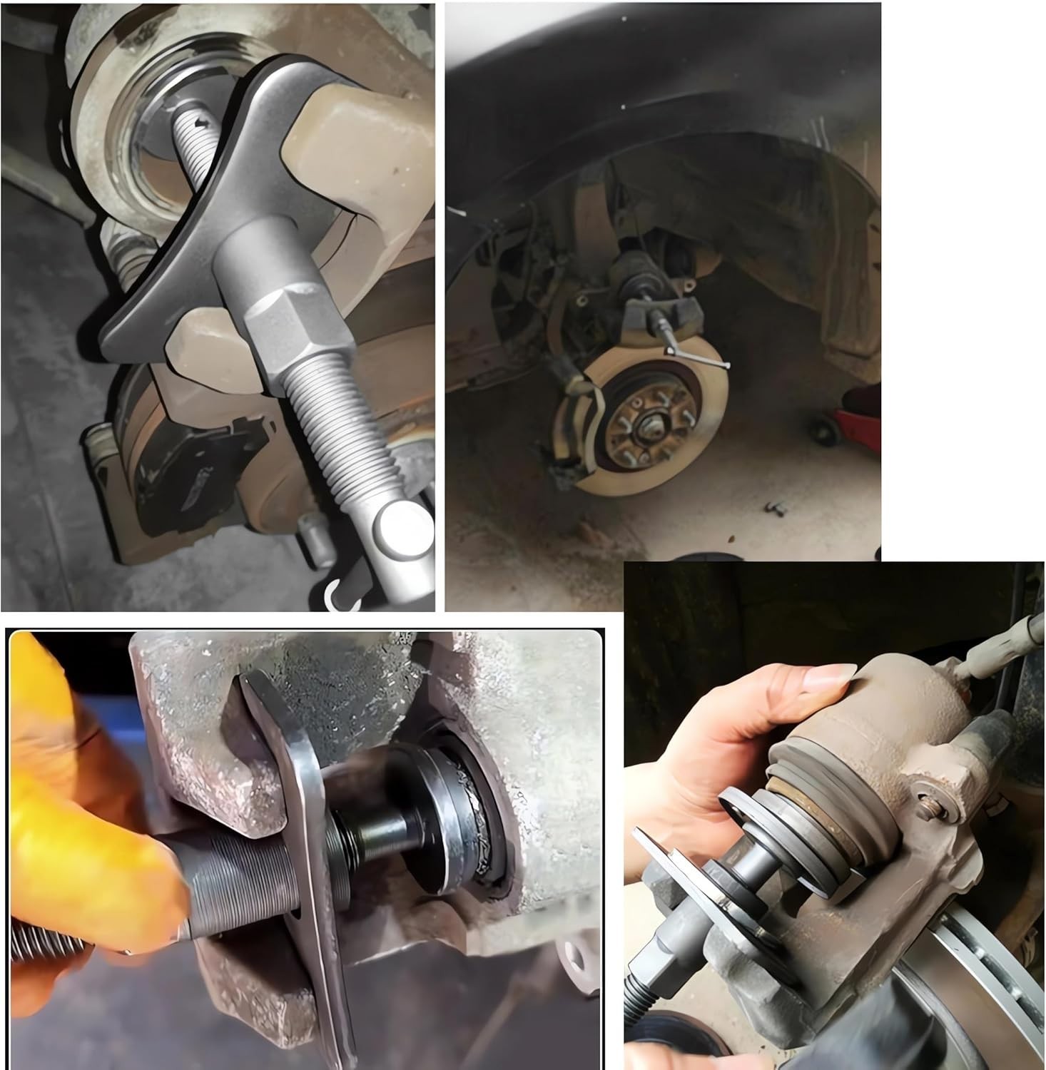 Brake Caliper Compression Tool 5-in-1 Universal Piston Rewind for Cars SUVs T…