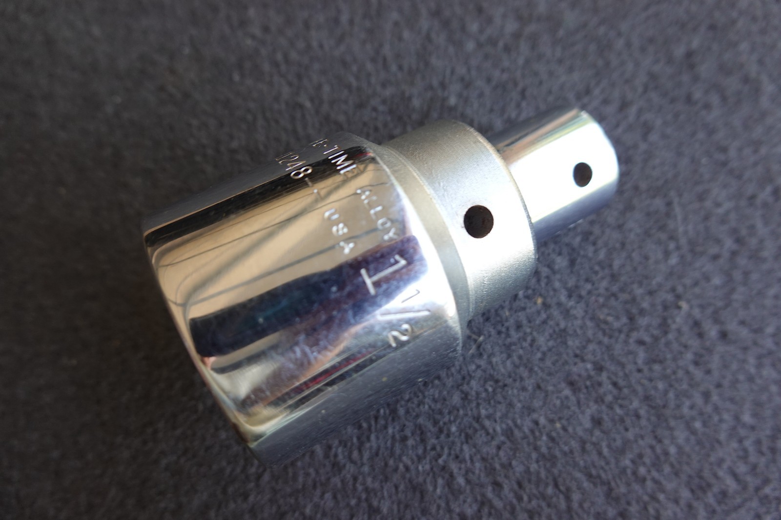 BILLING : 1- 1/2″ SOCKET LH 1248, 12 PT 3/4 Drive +Adapter 1/2″ to 3/4″ , USA