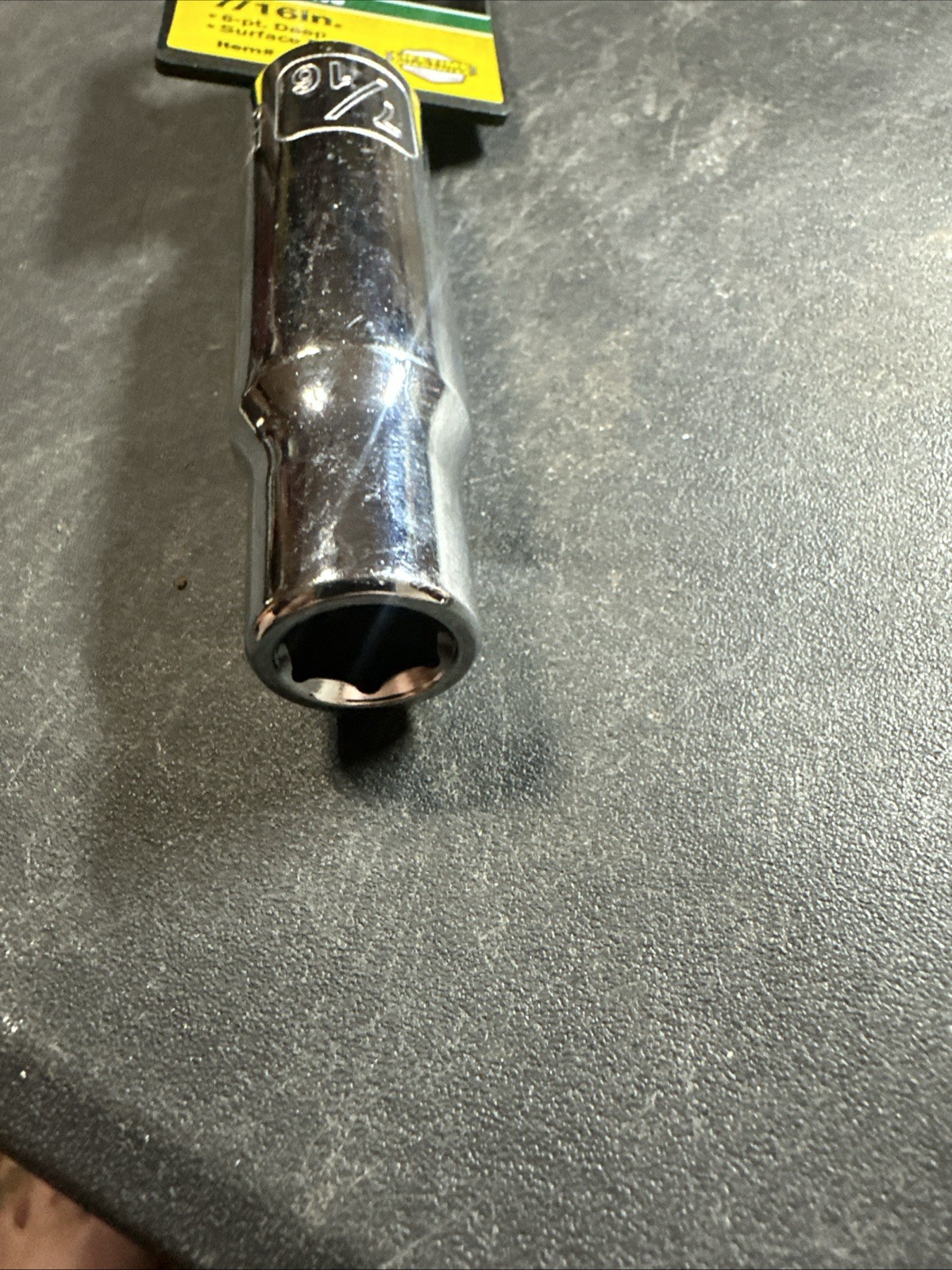 New Klutch 1/2” Drive 6pt Deep 7/16” Sae Socket