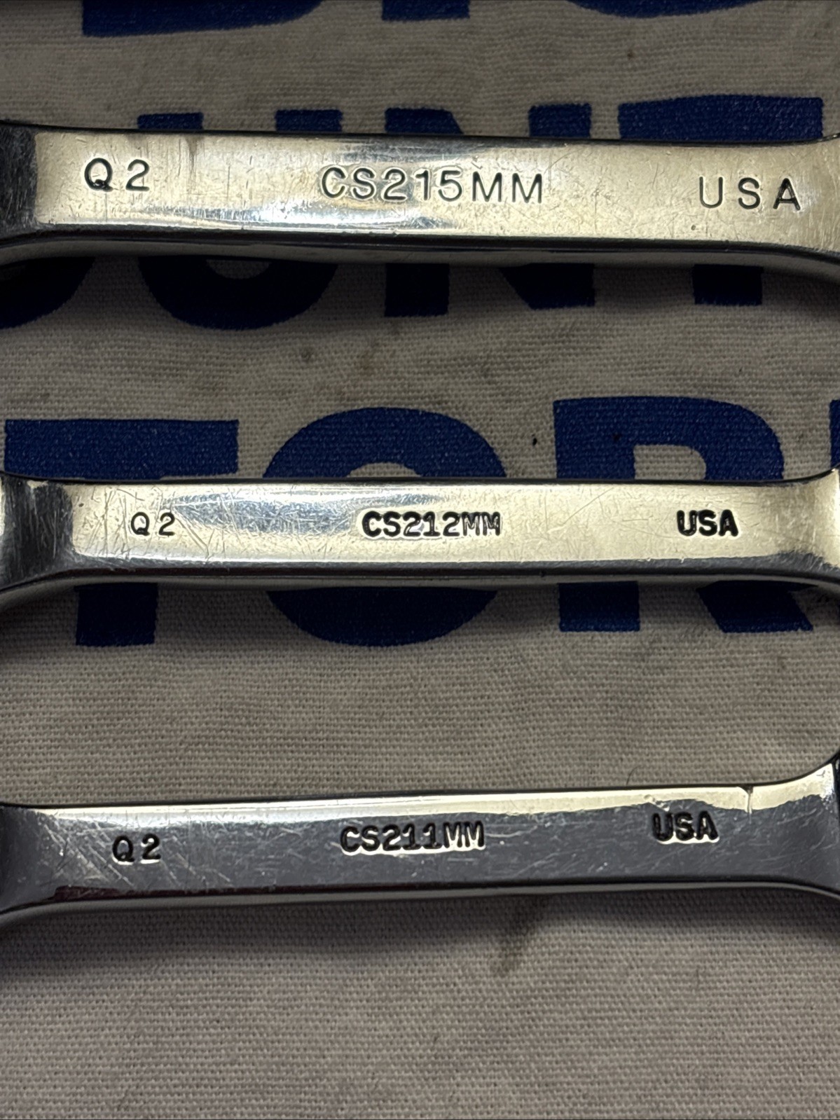 Mac Tools USA 6pc 12pt Metric 11mm-19mm Stubby Combination Wrench Set