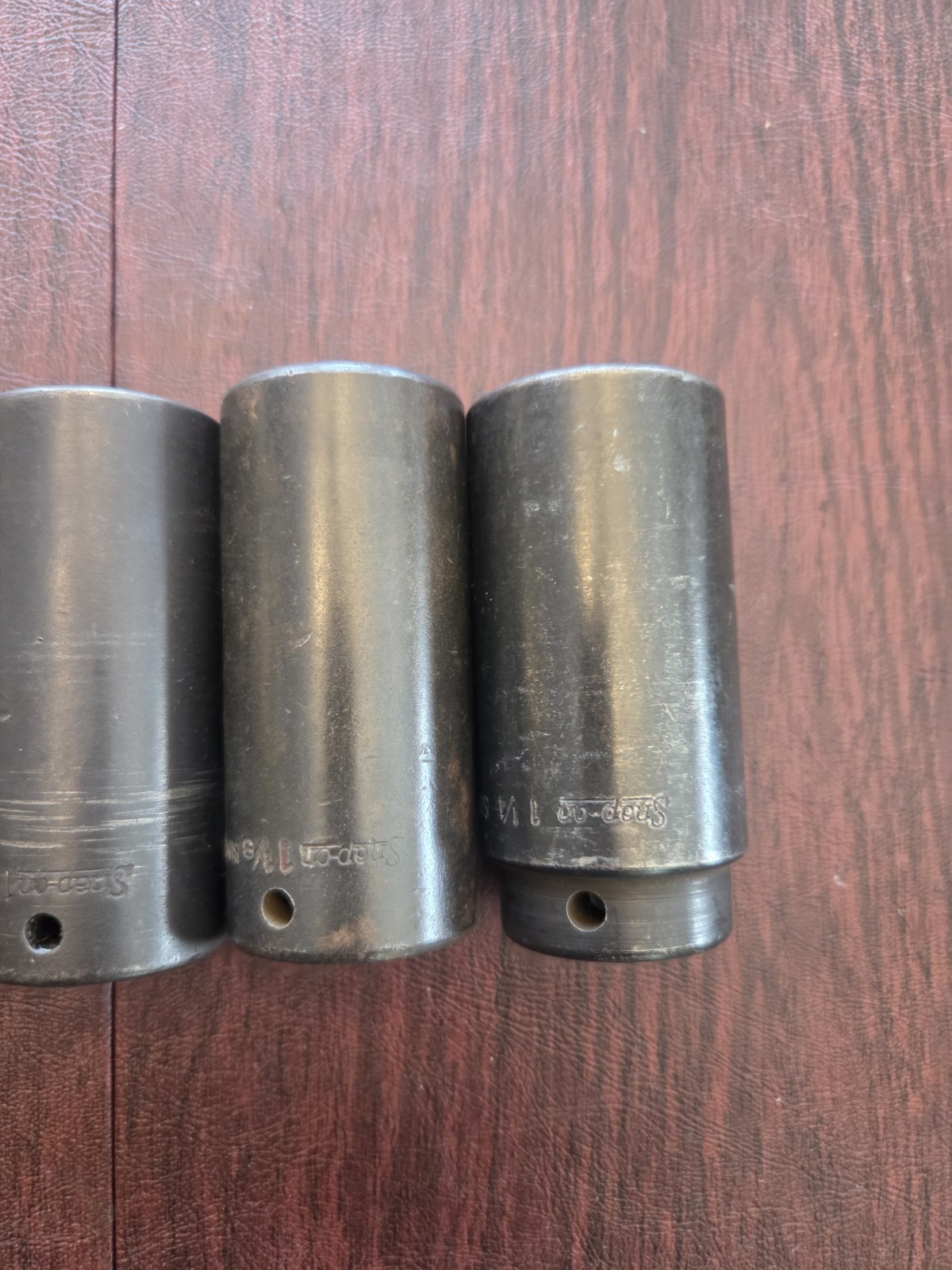 Snap On Tools Large 13 Piece Deep SAE 6 Point Impact Socket Set 7/16″ TO 1-1/4″