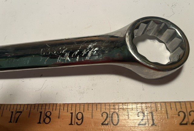 BIG K-D Chrome Combination 32MM Wrench 12pt U.S.A