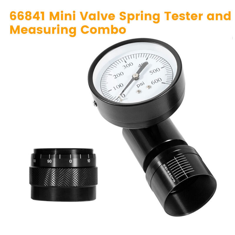 66841 Valve Spring Tester Measuring Combo Height Micrometer Round Dial 0-600LB