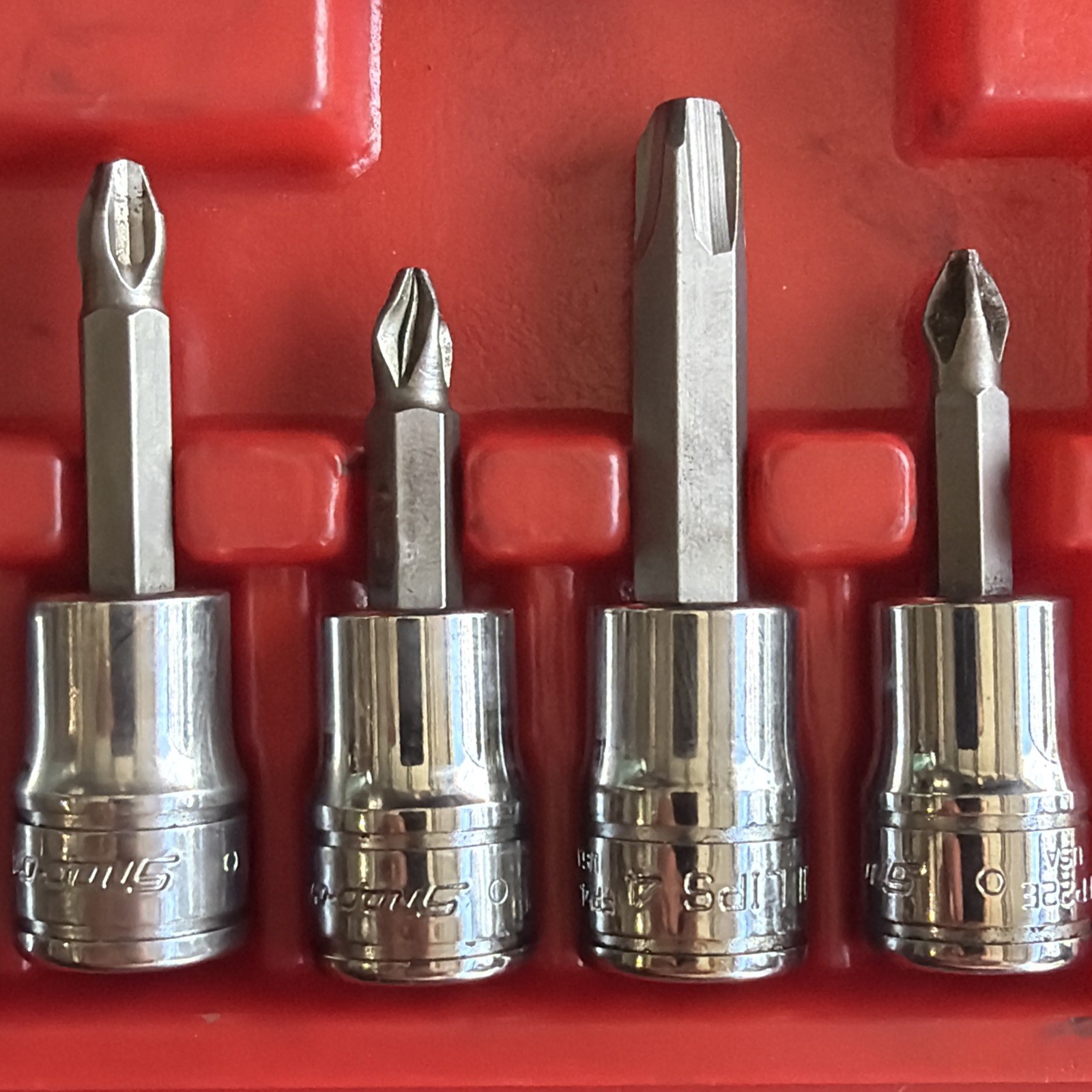 Snap On Tools Hand Impact Driver Set 3/8” Drive 8pc 208EPIT USA READ!