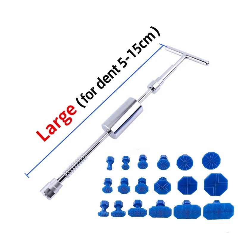 Car Dent Puller Kit Paintless Dent Repair Slide Hammer Glue Tabs PDR Tool Set