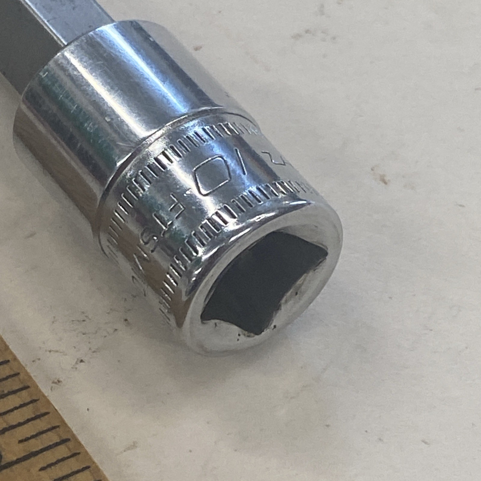 Snap-on Tools 3/8″ Drive 10mm Metric Triple Square Bit Socket FTSM10E USA, M0308
