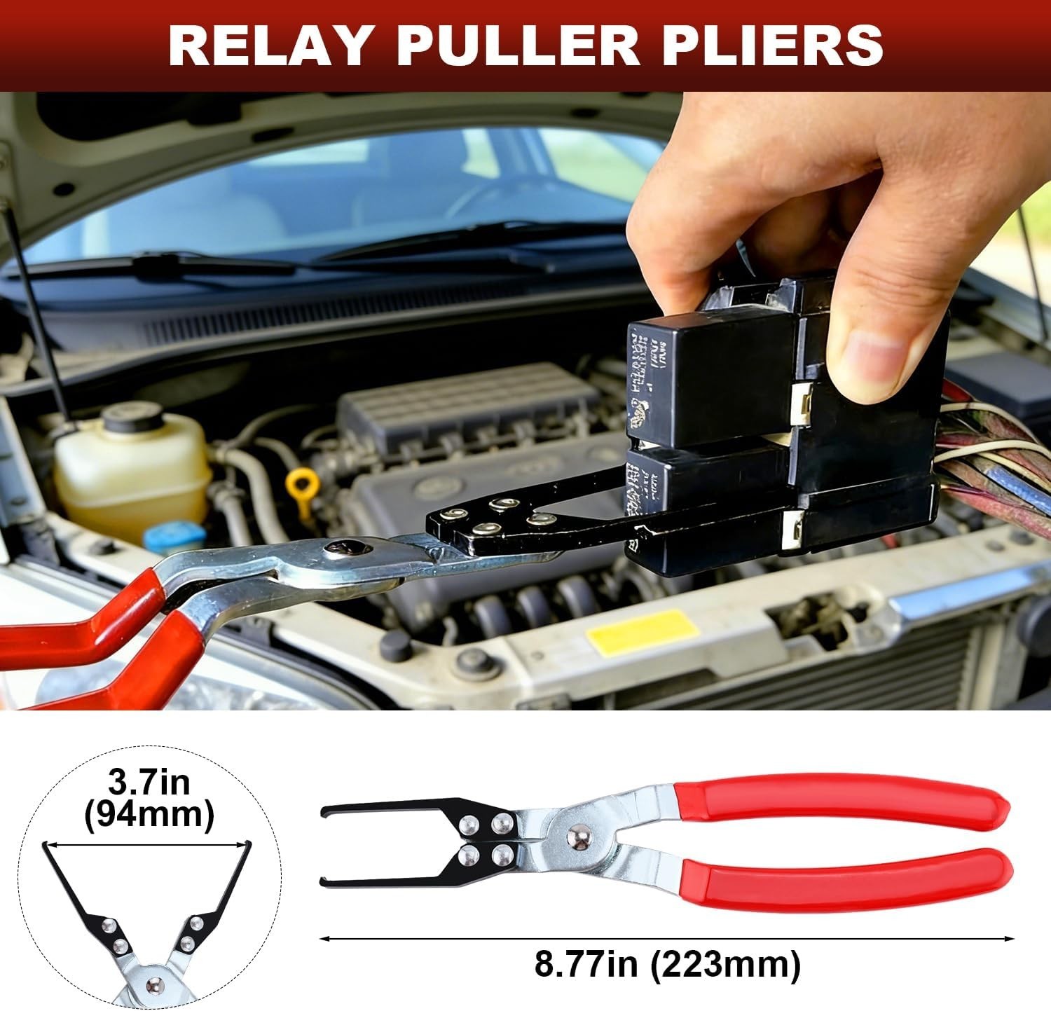 15 IN 1 Fuel Line Disconnect Plier Hose Clamp Pliers and RELAY & FUSE PULLER SET