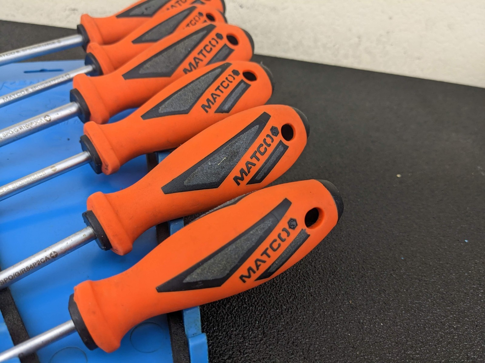 #bo056 Matco Tools Germany Orange Top Torque II Premium Screwdriver Set