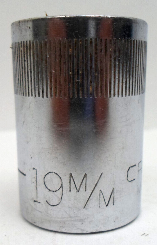 Craftsman 1/2″ Drive 12-Point 19mm» Metric Socket V 44238 (O17711-1M .RO) S1